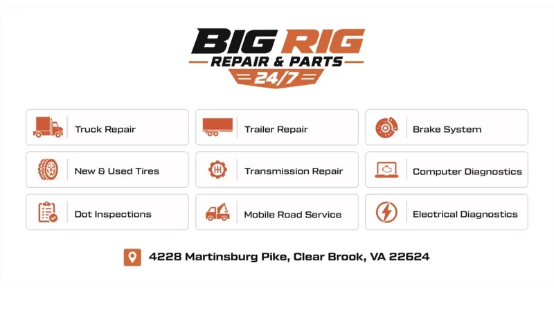 Big Rig Repair & Parts truck and trailer repair service list