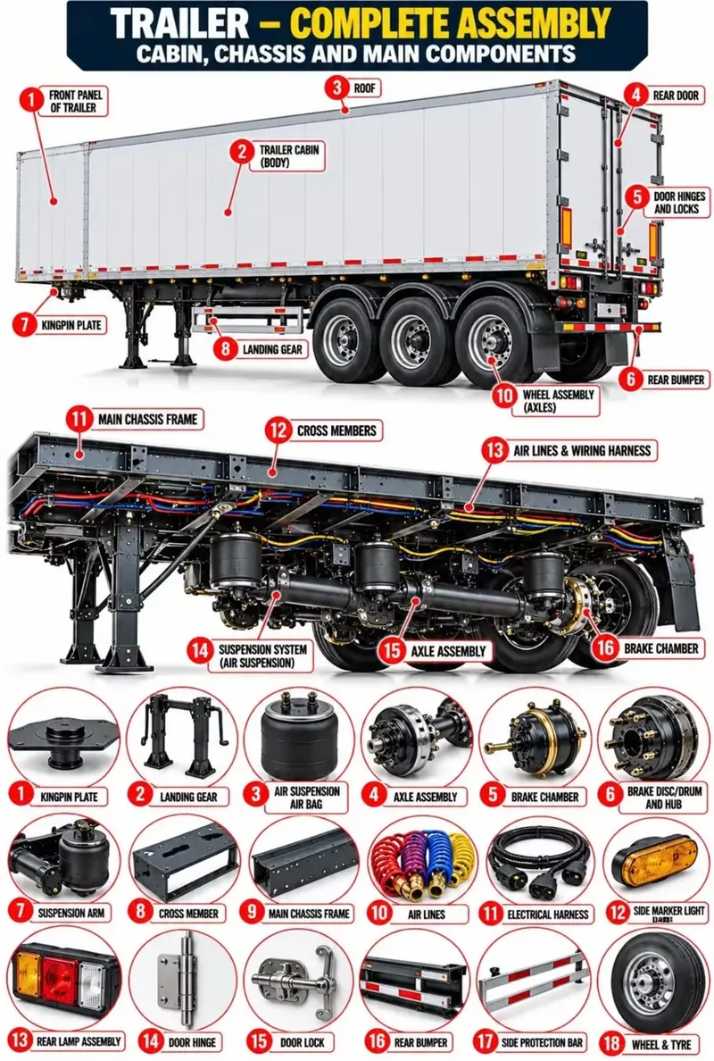 Heavy-duty truck and trailer parts for sale at Big Rig Repair & Parts, Clear Brook VA