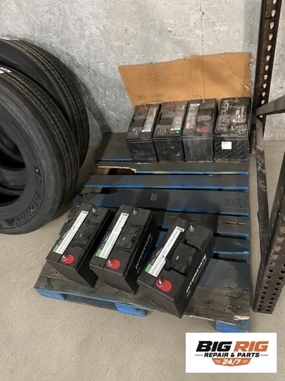 Heavy-duty truck batteries at Big Rig Repair & Parts, Clear Brook VA